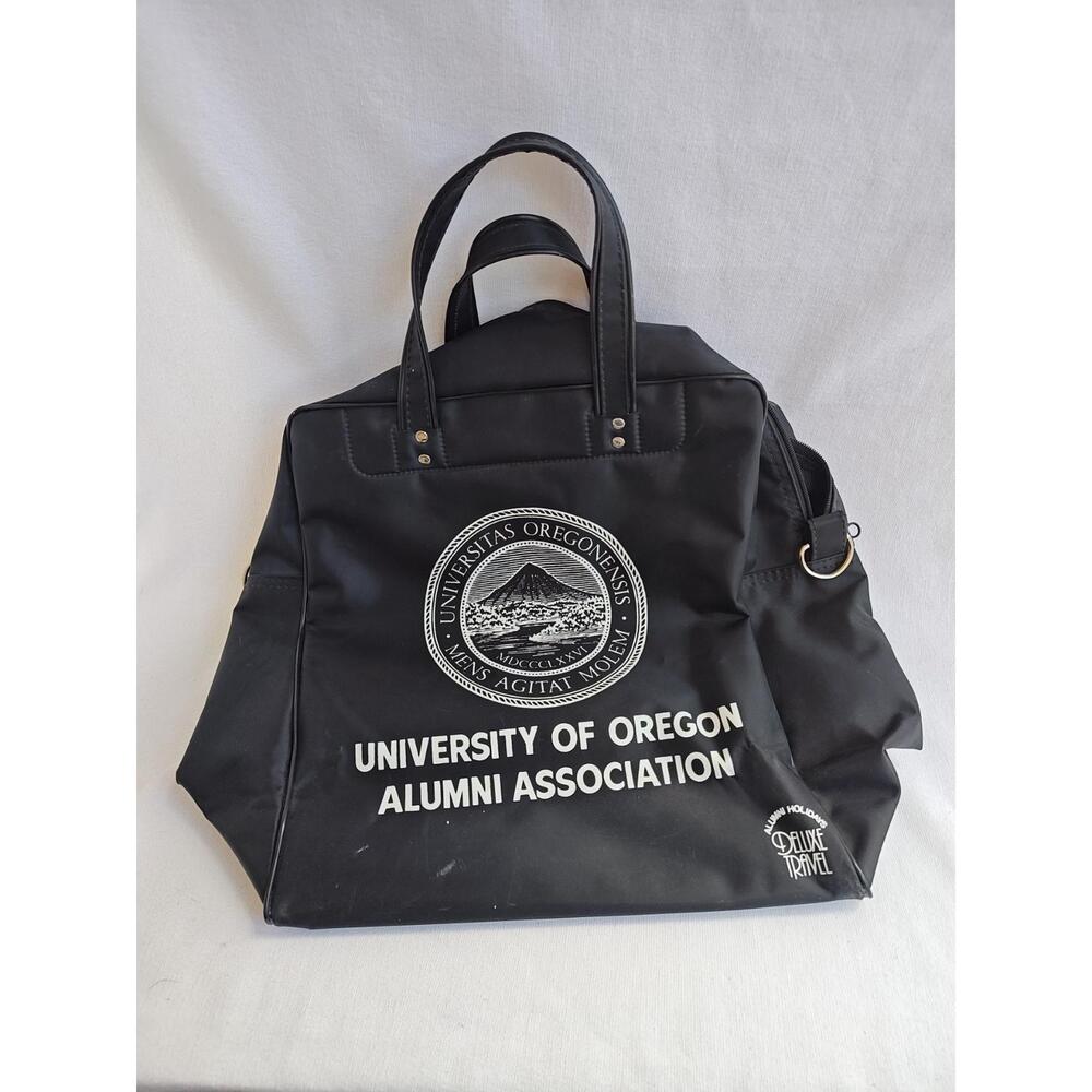 University of Oregon Alumni Association Tote Bag Durable PVC Black U Of O Ducks